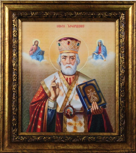 Icon "Saint Nicholas the Wonderworker", 22 x 18