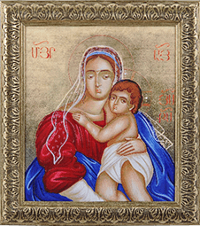 Icon "The Virgin Mary with the Child", 21 x 18