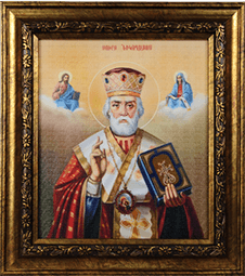 Icon "Saint Nicholas the Wonderworker", 21 x 18