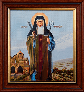 Icon "Saint Gayane", 21 x 18