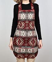 Apron made of fabric with ornament (color 5)