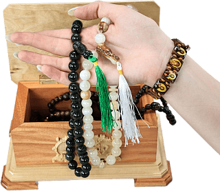 Stone prayer beads