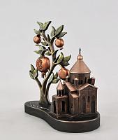 Church of Ripstime and pomegranate tree (Vernissage color)