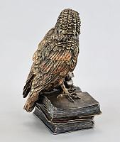 Statuette Owl - jewelry box (Vernissage color)