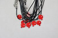 Red garnet pendant (with stone)