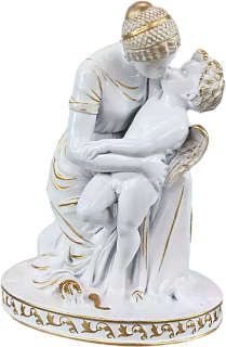 Statuette Mother and Child (hand-painted)