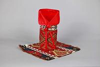 Ethno souvenir bottle cover