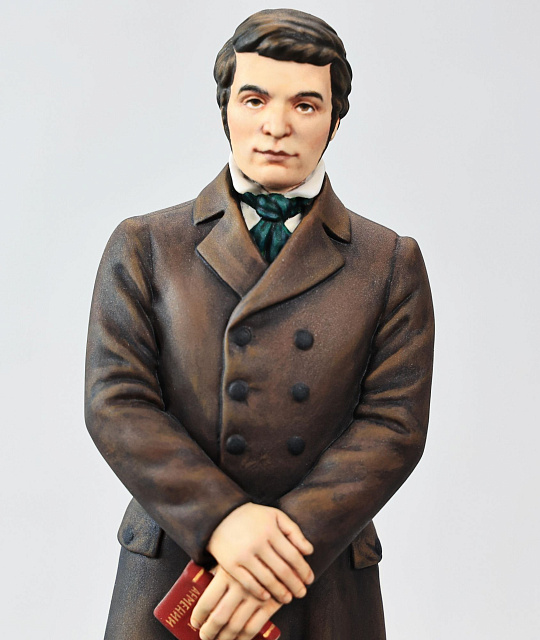 Khachatur Abovyan figurine (hand-painted)