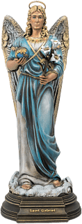 Statue of Archangel Gabriel (Vernissage color)