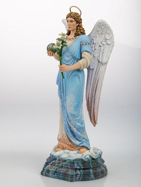 Statue of Archangel Gabriel (hand-painted)