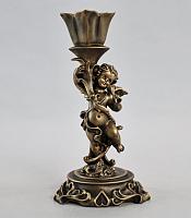 Candle holder with little angel (right)