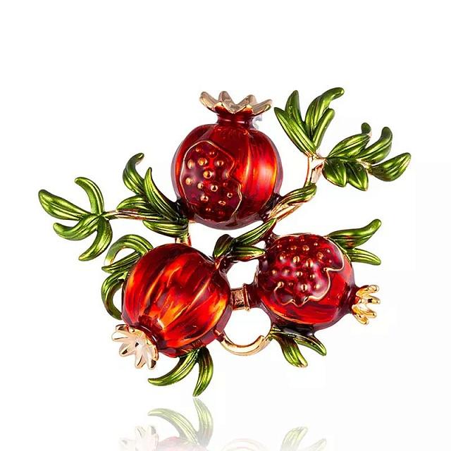 Brooch with pomegranate branches