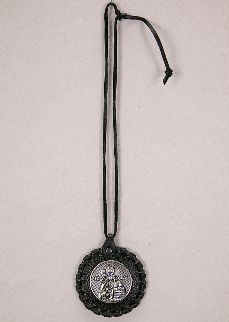 Medallion with the image of Jesus (woven)