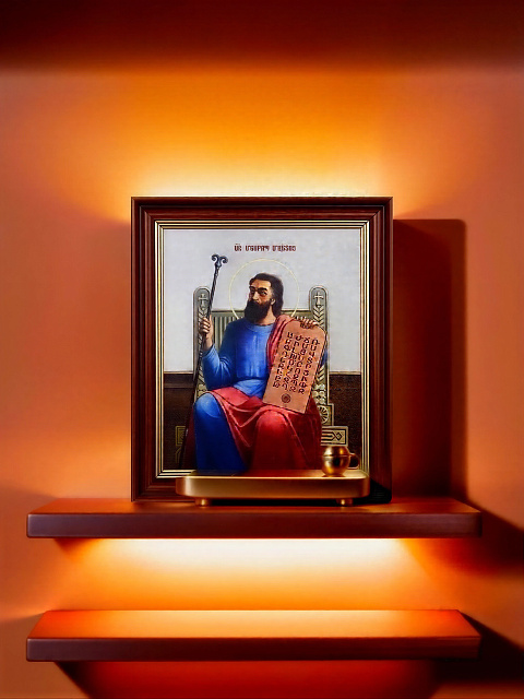 Icon canvas "Saint Mesrop Mashtots", 22 x 18