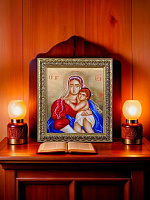 Icon "The Virgin Mary with the Child", 22 x 18