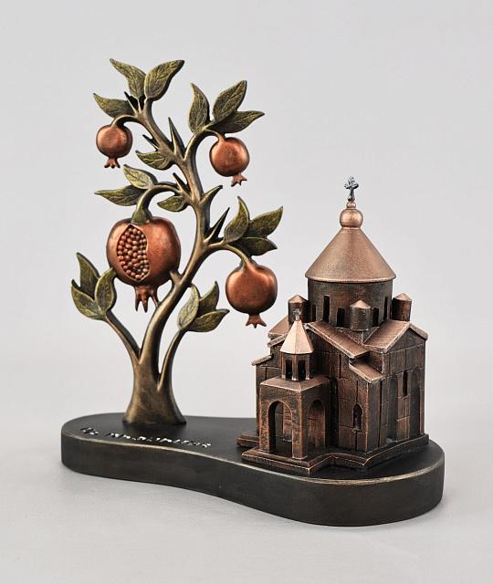 Church of Ripstime and pomegranate tree (Vernissage color)
