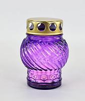 Glass lampada, filled (Non-extinguishing candle), assorted