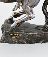 Statuette David of Sasun on horseback (Vernissage color)