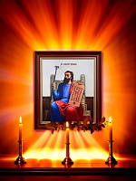 Icon canvas "Saint Mesrop Mashtots", 22 x 18