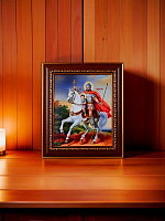 Icon "Military leader Saint Sarkis and Saint Martiros", 22 x 18