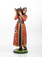 Statue of a Girl with a Basket of Grapes (hand-painted)