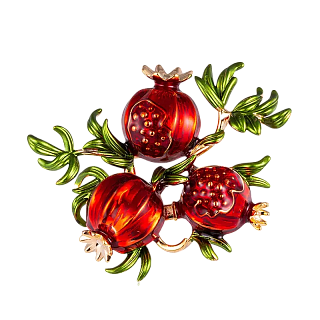 Brooch with pomegranate branches