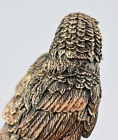 Statuette Owl - jewelry box (Vernissage color)