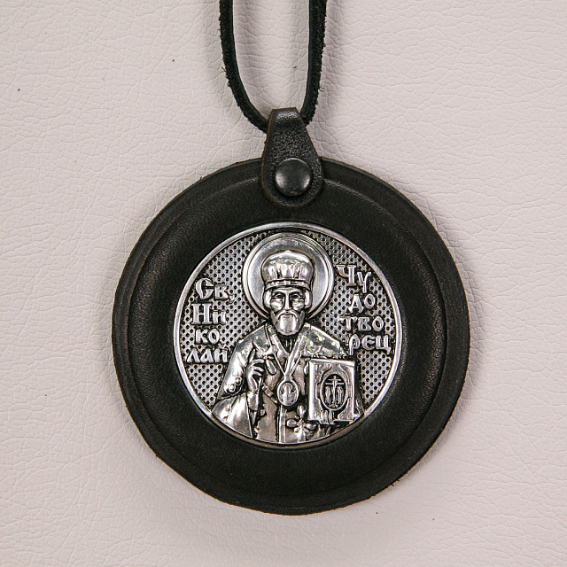 Medallion with the image of St. Nicholas the Wonderworker