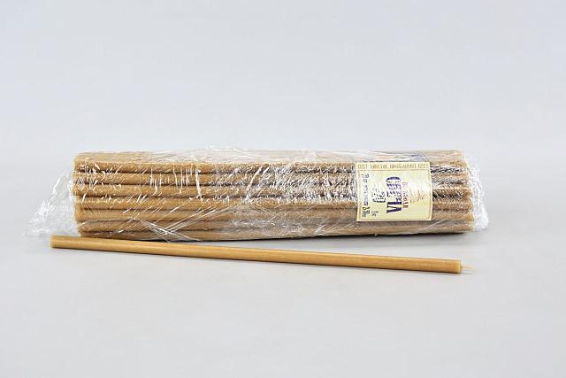 Beeswax candle No.20 (30 cm) / 100pcs