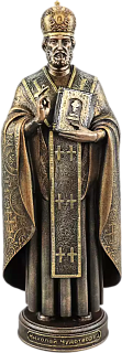 Statuette Nicholas the Wonderworker (Vernissage color)