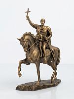 Statue of Saint Sargis with his son Martiros on horseback