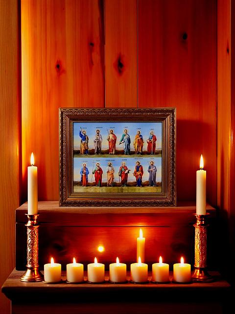 Icon "12 Holy Apostles", 23 x 29