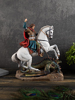 Statuette of Saint George the Victorious (hand-painted)