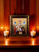 Icon "Saint Nicholas the Wonderworker", 22 x 18