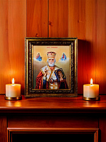 Icon "Saint Nicholas the Wonderworker", 22 x 18