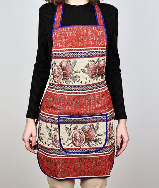 Apron made of fabric with ornament (color 3)