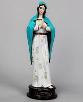 Figurine of Virgin Mary in Light Blue (hand-painted)