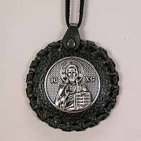 Medallion with the image of Jesus (woven)