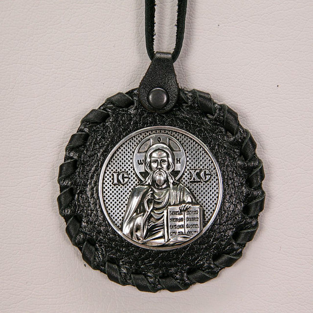 Medallion with the image of Jesus (woven)