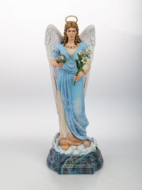 Statue of Archangel Gabriel (hand-painted)