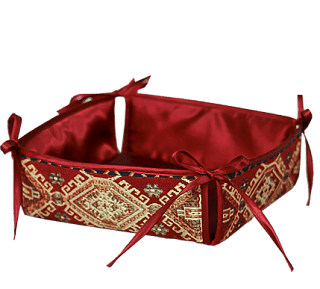 Ethno souvenir Armenian bread box