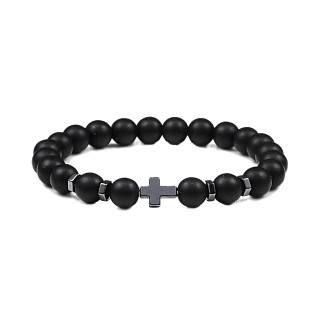 A bracelet with a cross