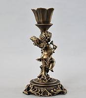 Candle holder with little angel (left)