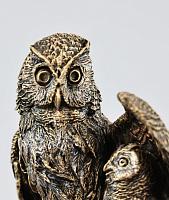 Statuette Owl - jewelry box (Vernissage color)