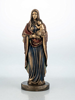 Statue of the Virgin Mary with Child (cold bronze)