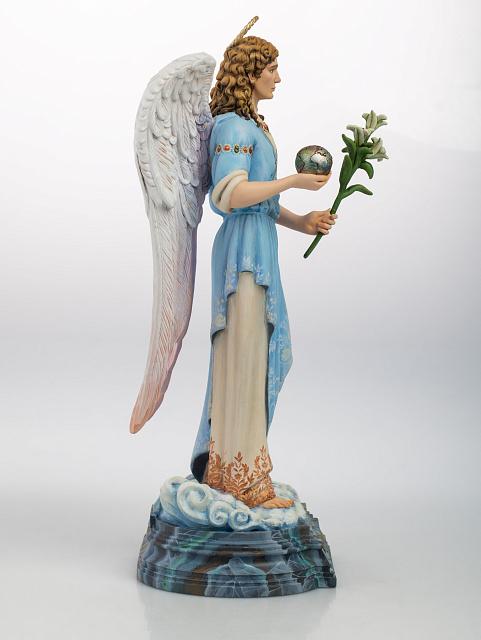 Statue of Archangel Gabriel (hand-painted)