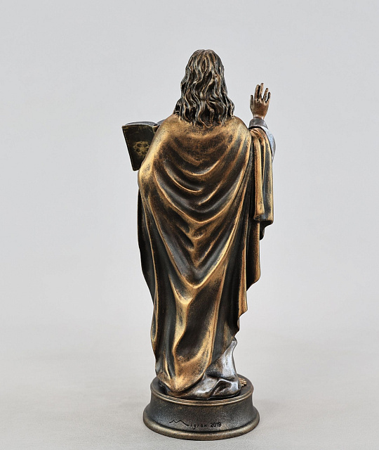 Statuette Jesus with the Old Testament (Vernissage color)