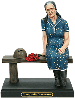 Figurine of Arshaluis Kanjyan (hand-painted)