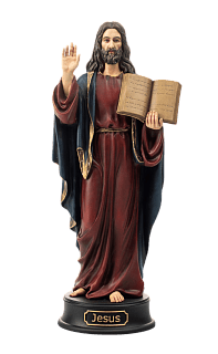 Statue of Jesus with the Covenant (hand-painted)