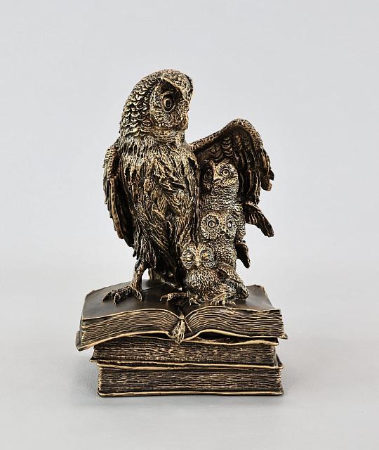 Statuette Owl - jewelry box